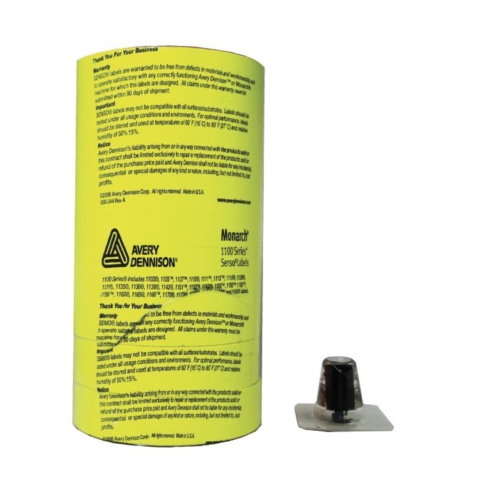 ETIQUETTES 1136 Fluo Jaune 20 x 16 mm