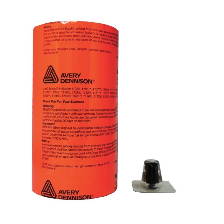 ETIQUETTES 1153 Fluo Rouge 25 x 31 mm