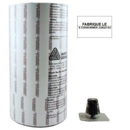 ETIQUETTES 1136 FABRIQUE LE / A CONSOMMER JUSQU'AU 20 x 16 mm