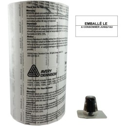 ETIQUETTES 1136 LOT N° / A CONSOMMER JUSQU'AU 20 x 16 mm