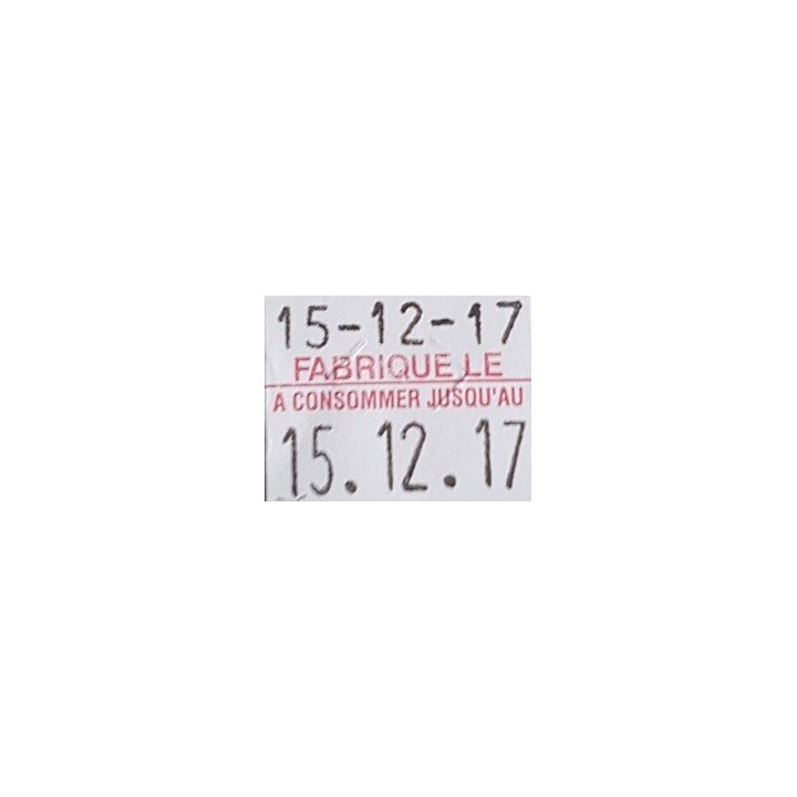 ETIQUETTES 1136 FABRIQUE LE / A CONSOMMER JUSQU'AU 20 x 16 mm