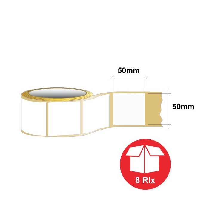 STD5050TT étiquettes 50 x 50 mm - Monarch universelle