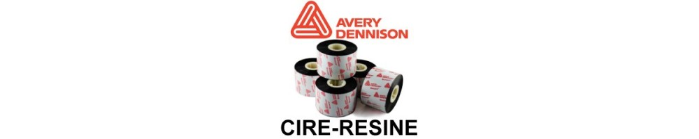 Ruban cire résine pour imprimantes Avery Novex Monarch