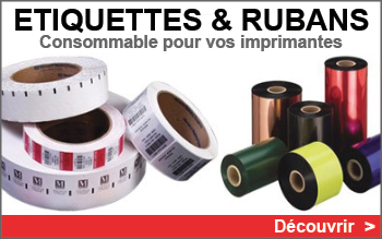 Étiquettes et rubans pour imprimantes